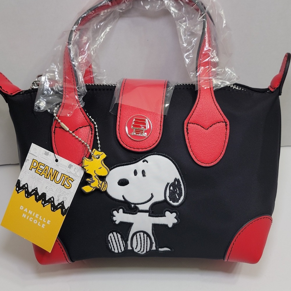 NEW! Danielle Nicole Peanuts Snoopy & Woodstock SATCHEL Handbag Exclusive Collec